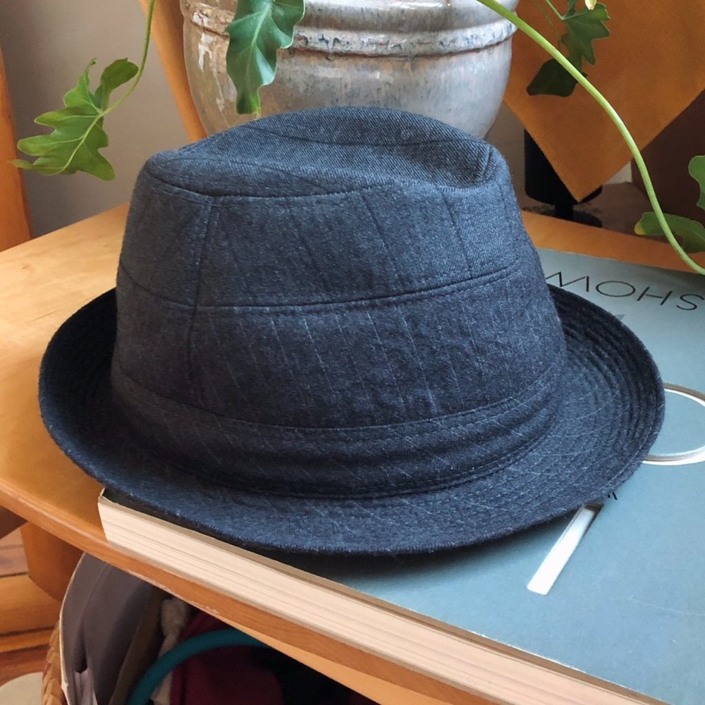 GREY WOOL FEDORA  cdg comme des garçons